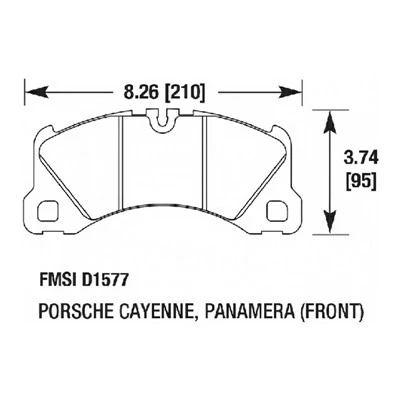 Kadun etujarrupala Posche 911 Targaan